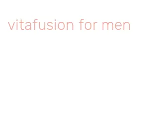 vitafusion for men