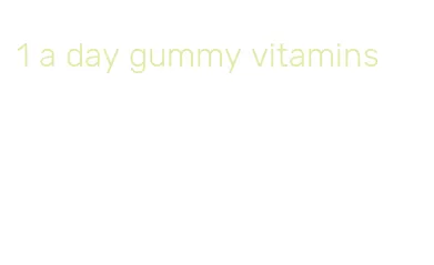 1 a day gummy vitamins