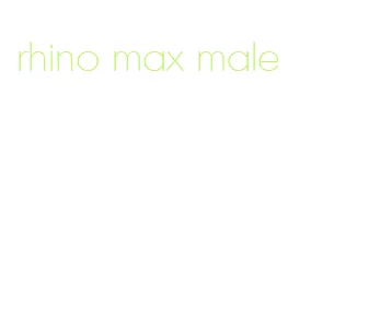 rhino max male