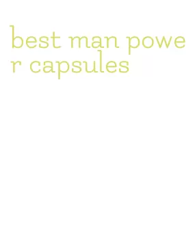 best man power capsules