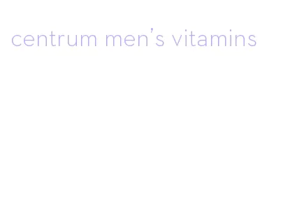 centrum men's vitamins