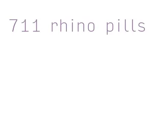 711 rhino pills