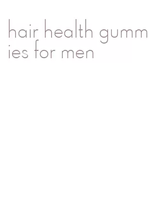 hair health gummies for men