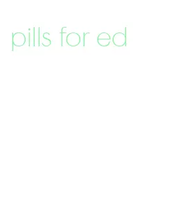 pills for ed