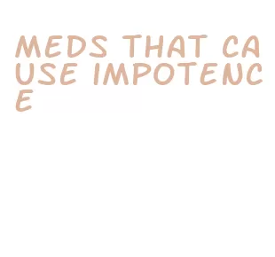 meds that cause impotence