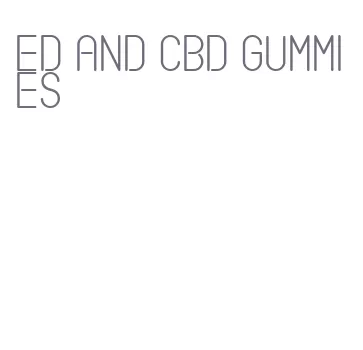 ed and cbd gummies