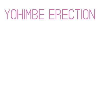 yohimbe erection