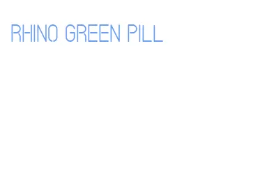 rhino green pill