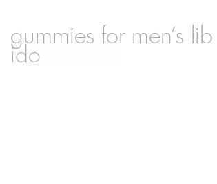 gummies for men's libido